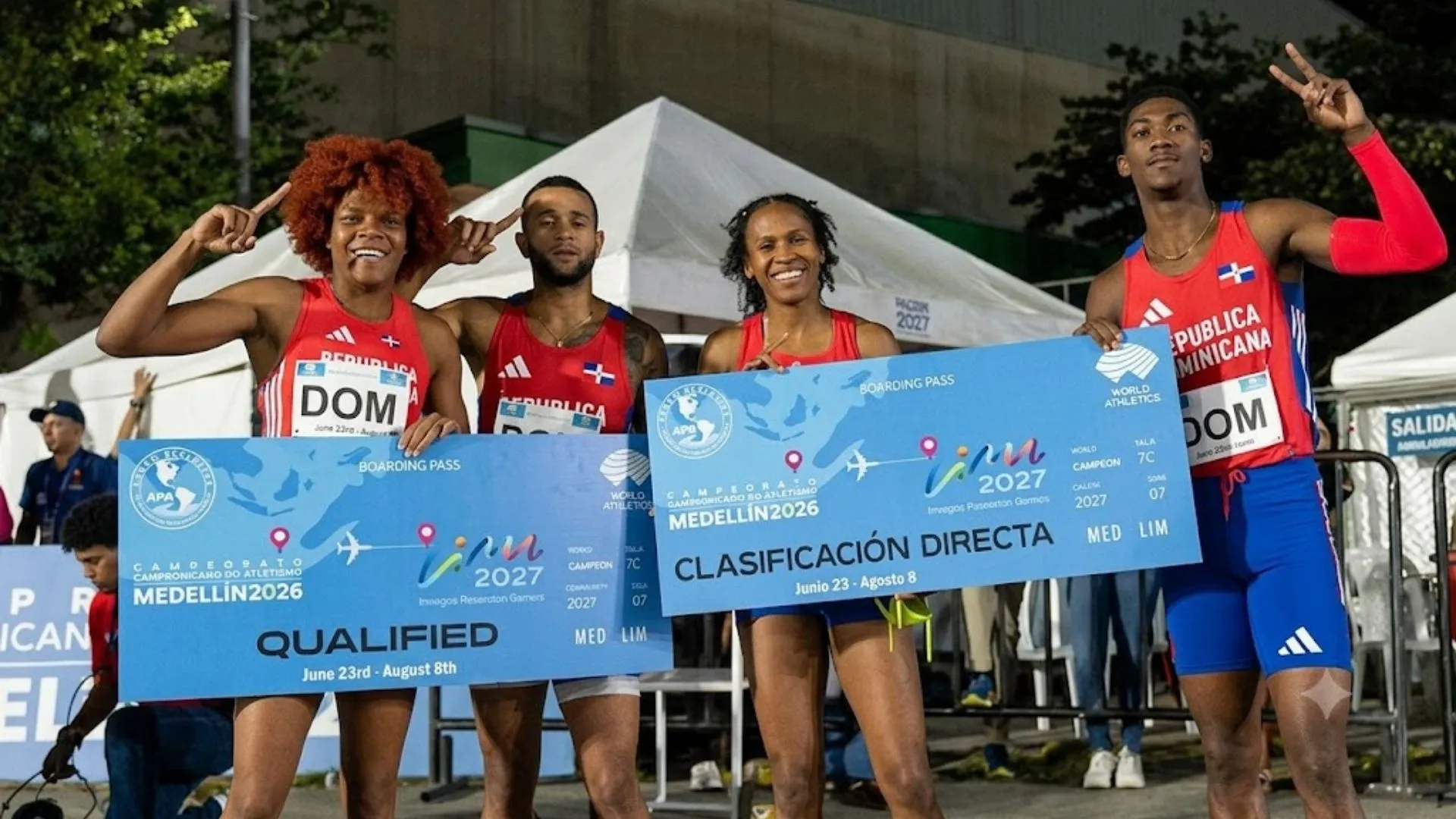 República Dominicana conquista el oro en el Panamericano de Atletismo Medellín 2026