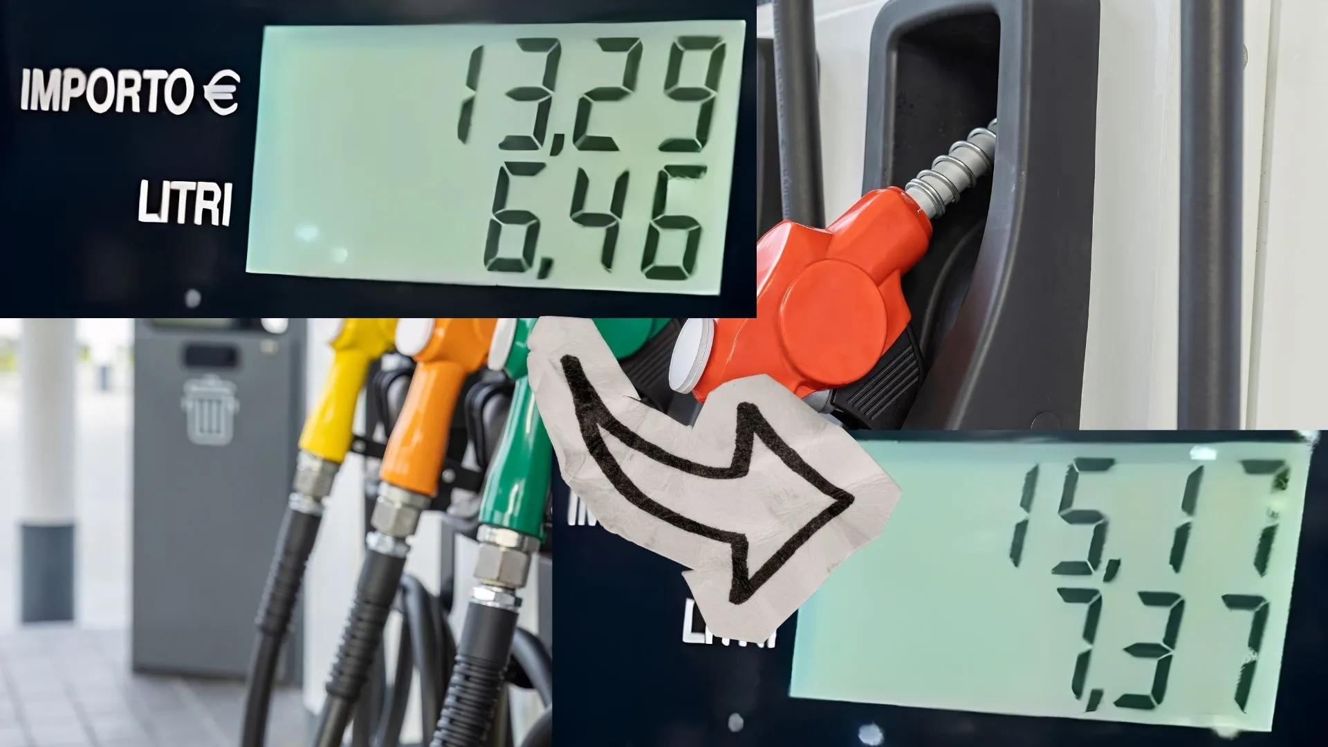 Despacho de combustible sin salida visible: usuarios reportan contador en movimiento en estación extranjera